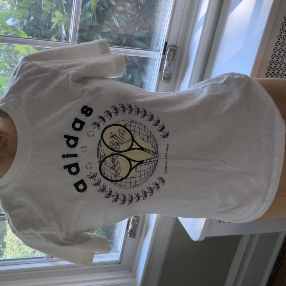 Women's White XS Adidas Tennis T-shirt